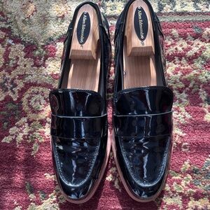 Black Patent Leather Loafers